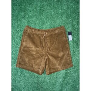 Original Use 6" inseam ‎ pull on ribbed texture shorts Dapper Brown